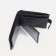 Men's purse on the button, a department for bills, for maps, for coins, black color