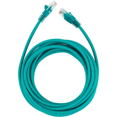 Buro UTP Patch Cord 4 pairs CAT5E CCA Molded 5M Green RJ-45 (M) -RJ-45 (M)