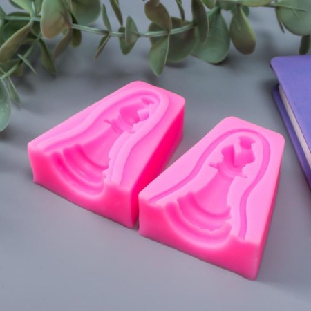 Mold Silicon "Elephant" set 2 pcs 3.9x2.6 cm-1