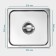 A stainless steel cover to gastrotics 2/3, 32.5 × 35.3 cm, thickness 0.8 mm