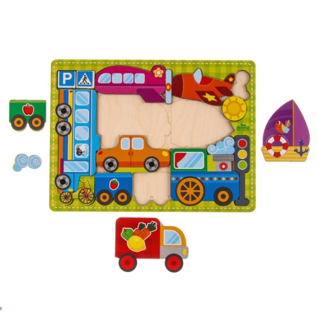 Головоломка «Учим транспорт»-5