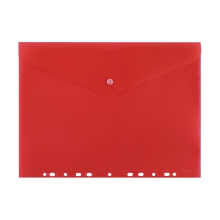 A set of converters on the button 5 pieces, A4, 180 μm, Calligrata Office, transparent, perforation on the long side, mix-11