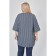 Women's tunic, size 62, dark blue color