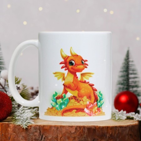 Ceramic mug "Talisman", 320 ml, white color-2