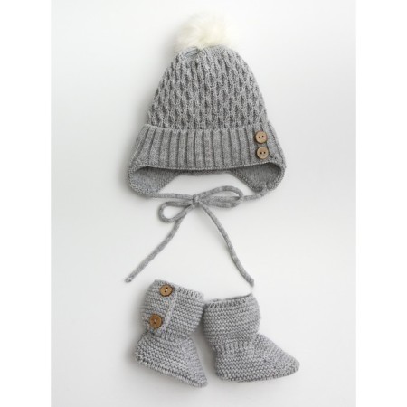 Baby pureers Pure Love, size 0-3 months, color gray-3