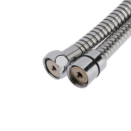 Shower hose Accoona A386, 150 cm, reinforced, chrome-1