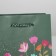 Gift package laminated, packaging, "flowers", s 12 x 15 x 5.5 cm