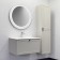 Mirror Comforty "Yerevan-70" LED backing, contactless sensor, white matte