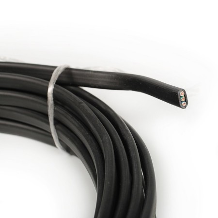 Cable "KabEX", VVG-PNG (A) -LS, 3x1.5 mm2, 10 m, flat, GOST-1