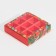 Box for 9 sweets with cells "Bright New Year" 14.5 x 14.5 x 3.5 cm, New Year