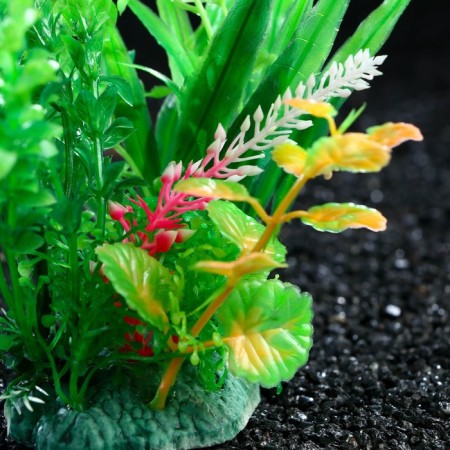Artificial aquarium plant, 12 cm-2