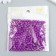 Plastic beads "purple" glossy set 25 grams d = 0.6 cm