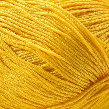Yarn "Children's Cotton" 100%Mercerized cotton 330m/100g (12-yellow)-2