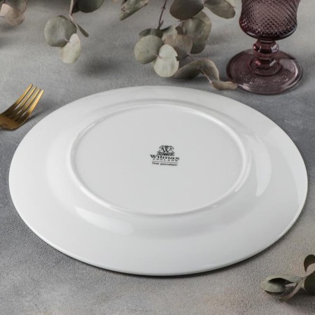 Porcelain dining Porcelain Stella "Classics", d = 28 cm, white color-2
