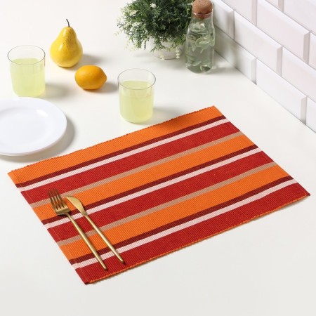 Ethel Ethel Stripes CV. Red, 33*48 cm, 500 g/m2, 100% cotton