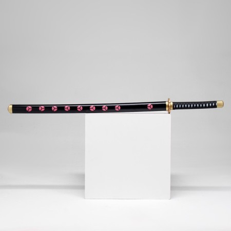 Souvenir weapon "Katana Schuza" 105 cm, black with red, polystyrene foam-2