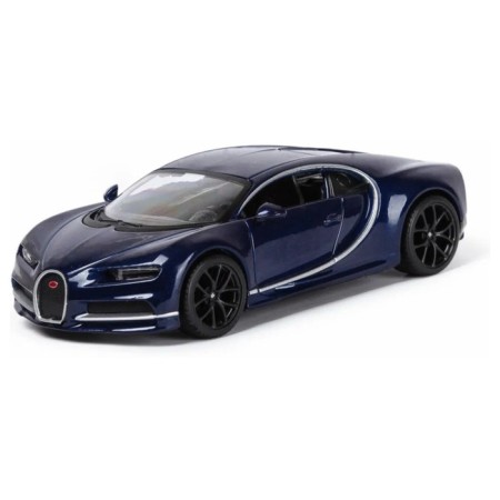 BBURAGO Bugatti Chiron, Die-Cast, 1:32, Dark blue color-2