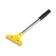 Tundra scraper, fixed blade 100 mm, metal rubberized handle 300 mm