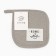 Ethel's Take "Home", gray color, 16x16 cm, 50%HL, 50%flax