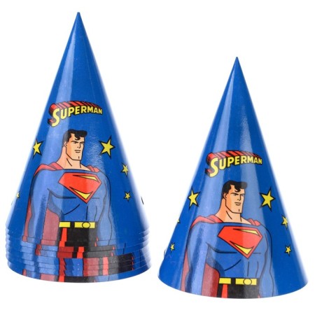 A set of paper utensils, for 6 people "Happy Birthday", superheroes-6