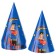 A set of paper utensils, for 6 people "Happy Birthday", superheroes