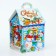 New Year. Gift box New Year's house is new "ice" with animation 12 x 12 x 19 cm.