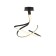 Ceiling chandelier Mantra Nur, LED, 4000LM, 2800K, 640 mm, brown color
