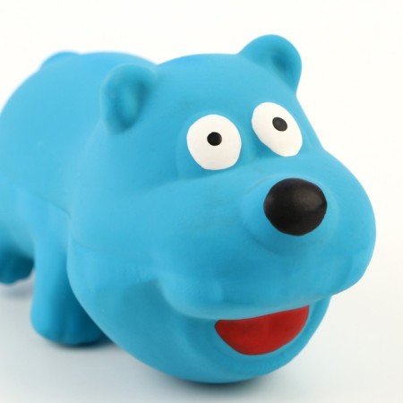 Bruttail toy for dogs from latex "dog", 9 cm, blue-3