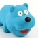 Bruttail toy for dogs from latex "dog", 9 cm, blue