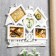 Photo frame Plastic in 5 photos 10x15, 12x12 cm "Ship" White 38x48 cm