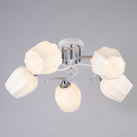 Sarina chandelier 5he27 40w is white 60x60x24cm Bayerlux-1