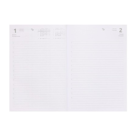 Dated diary 2024, A5, 176 sheets, attomex.Rigent, cover of boumvinyl, liesse, block 70 g/m2, black-8