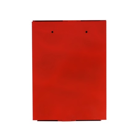 Mailbox with a lock, vertical, "mail", burgundy-13