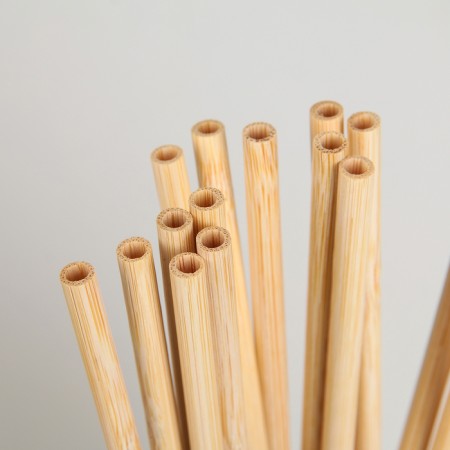 A set of bamboo tubes for panda cocktails, 20 × 0.3 cm-1