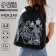 Ryukzak "Emblem", 33x13x40, lightning department, n/pocket, black