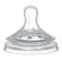 A bottle for feeding Ø50 shg 120 ml., Glass, white color