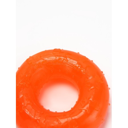 Chewing toy "Ring" Transparent, PP, 6.7 x 2 cm, orange-2