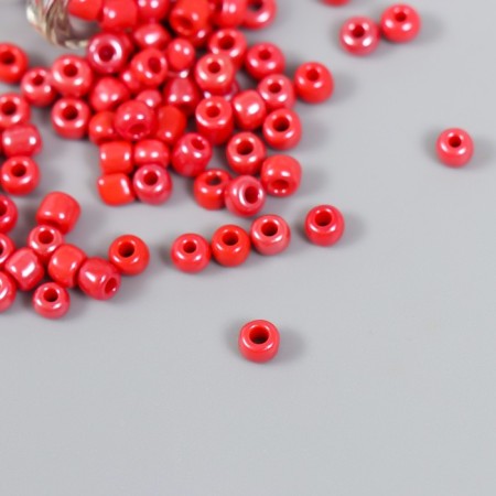 Beads 6/0 in the bottle "Terracotta" 20 g ceramic shine 6x2x2 cm-2