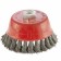 Matrix ushm brush, d = 100 mm, m14, cup, twisted wire 0.35 mm