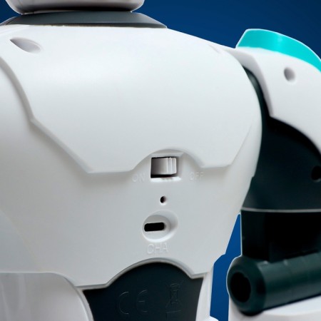 Attic robot, radio control, voice control, light, sound, with a battery-8