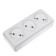 SmartBuy "Jupiter" socket, 10 A, trim, open, without salary, white