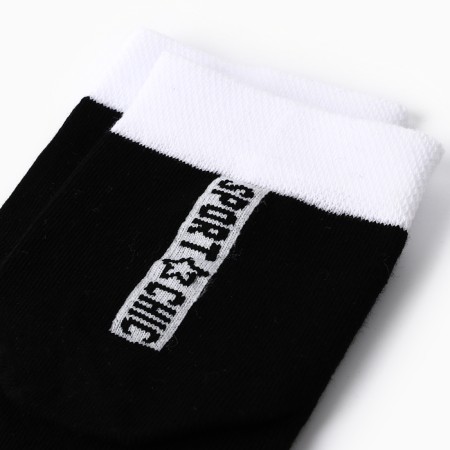 Women's socks Mini Sport Chic, Black Color, size 35-38 (23-25)-1