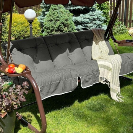Billy swing pillow, size 50x60x180 cm, gray color-1