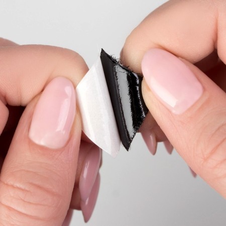 A glue -based Velcro set, 2 × 2 cm, 10 pcs, black color-3