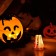 The LED figure "Pumpkin" 6 × 9 × 6 cm, plastic, batteries AG13x3, glow warm white
