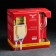A set of champagne glasses “Smooth”, 200 ml, 6 pcs, the color of amber