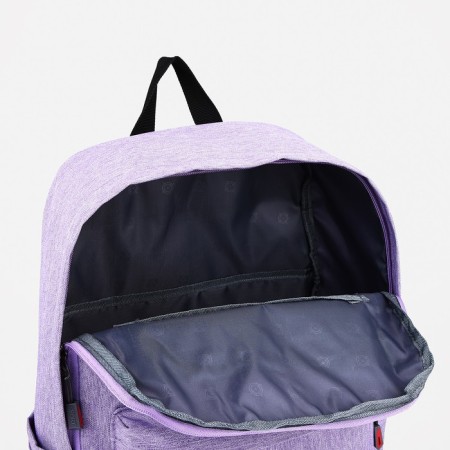 School backpack from lightning textiles, 4 pockets, Fulldorn, lilac color-5