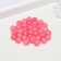 Bead glass "Jade kracle" 8 mm, 34 pcs. pink