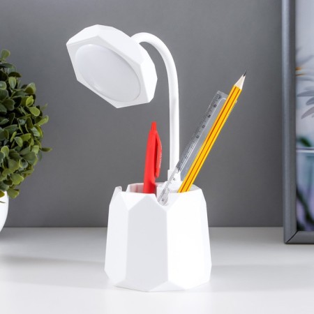 Table lamp "Ek" LED 1 mode 4.2W USB white 9x9x32.5 cm Risalux-6