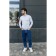 Jumper male ise, size 54, color gray color